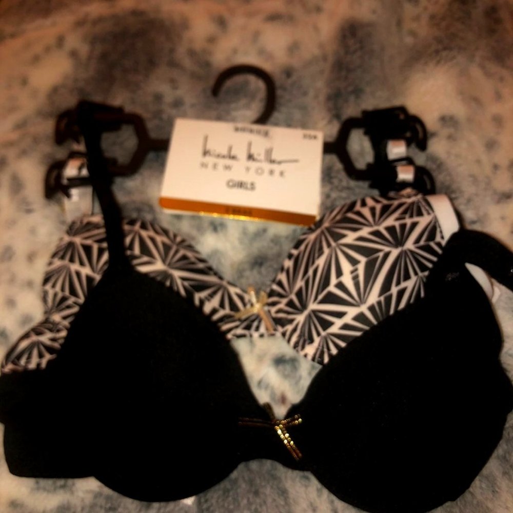 Nicole miller bra set 32a two bras